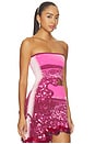 view 2 of 6 Pomelo Wavy Bra Top in Pink Dazzle