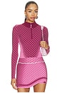 view 2 of 6 Gen 11 Compression Crop Top in Pink Dazzle