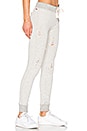 view 2 of 4 Nikki Distressed Sweatpants in Heather Grey