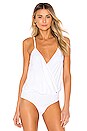 view 2 of 5 Peppermint Bodysuit in White