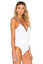 view 3 of 5 Peppermint Bodysuit in White