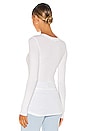view 3 of 4 Gavin Long Sleeve Tee in White