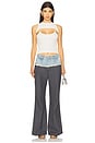 view 5 of 6 Denim Combo Suit Jeans in Grey