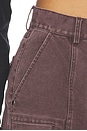 view 6 of 6 Distressed Pant in Burgundy