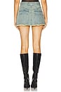 view 4 of 6 Studs Mini Distressed Denim Skirt in Blue