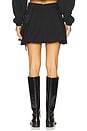 view 4 of 6 Pleated Shirting Skirt in Black