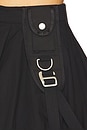 view 6 of 6 Pleated Shirting Skirt in Black