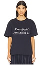 view 1 of 4 Fashion Quote T-Shirt in Navy