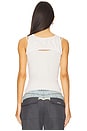 view 3 of 4 REGATA DE TELA COM HARNESS in White