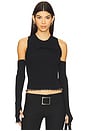 view 1 of 6 Twist Front Knit Top in Black