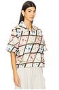 view 2 of 5 CAMISA DE MANGA CURTA CROPPED in Floral Print