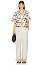 view 4 of 5 CAMISA DE MANGA CURTA CROPPED in Floral Print