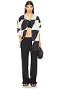 view 4 of 4 PXL Checker Button Down Shirt in Black & White
