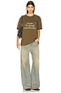 view 4 of 4 Fashion Quote T-Shirt in Green