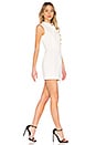 view 2 of 3 ROBE COURTE MILITARY in R White