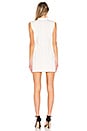 view 3 of 3 ROBE COURTE MILITARY in R White