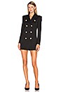 view 3 of 6 TRENCH-COAT MILITAIRE BOUTONNÉ in Black