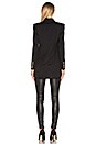 view 5 of 6 TRENCH-COAT MILITAIRE BOUTONNÉ in Black