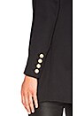 view 6 of 6 TRENCH-COAT MILITAIRE BOUTONNÉ in Black
