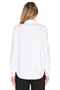 view 3 of 4 Double Pocket Button Down Top in Off White