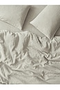 view 2 of 4 Plain Linen Duvet Cover in Oatmeal