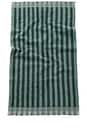 view 1 of 3 Pembroke Stripe Face Towel in Pine Green
