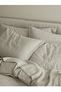 view 3 of 3 Plain Linen Pillowcase Pair in Oatmeal