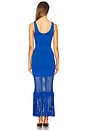 view 3 of 3 Claudia Fringe Dress in Blueberry