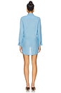 view 3 of 3 Millie Tie Cover Up Dress in Blueberry