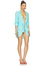 view 2 of 3 VESTIDO COVER UP CON LAZO MILLIE in Water