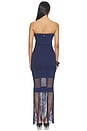 view 4 of 4 Melissa Fringe Dress in Navy