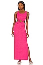 view 1 of 3 Bianca Ring Dress in Cosmo Pink