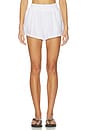 view 1 of 6 Amira Linen Short in White