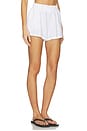 view 2 of 6 Amira Linen Short in White