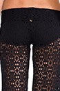 view 6 of 7 Eyelet Lace Pants in Midnight Gold