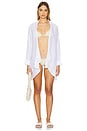 view 2 of 4 X Haleyy Baylee Linen Millie Tie Cover Up in White