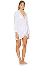 view 3 of 4 X Haleyy Baylee Linen Millie Tie Cover Up in White