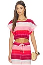 view 1 of 4 Renee Crop Top in Scarlet