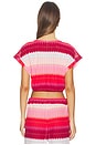 view 3 of 4 Renee Crop Top in Scarlet