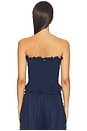view 4 of 5 Lexi Smocked Top in Navy