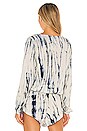 view 3 of 4 Elisha Long Sleeve Top in Blue