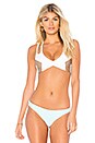 view 1 of 4 Utopia Halter Top in Cabana Blue