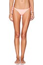 view 1 of 4 Tie Teeny Bikini Bottom in Coral