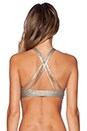 view 3 of 3 HAUT DE MAILLOT DE BAIN GYPSY HALTER in Metallic