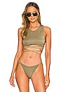 view 1 of 5 Sydney Tie Bikini Top in Euphoria
