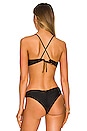 view 3 of 4 Jasmine Underwire Bikini Top in Midnight