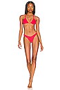 view 4 of 4 Basic Bikini Bottom in Red