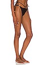 view 2 of 4 BRAGUITA BIKINI RIVER TIE TEENY in Black Pier