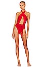view 1 of 3 Alex One Piece in Red Coral