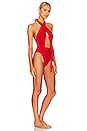 view 2 of 3 Alex One Piece in Red Coral